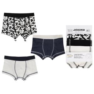 Jacky Boxer shorts 3-pack BOYS off / white zwart