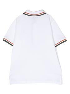 faykids Fay Kids Poloshirt met geborduurd logo - Wit