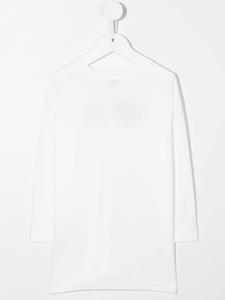 chiaraferragnikids Chiara Ferragni Kids T-shirt met geborduurd logo - Wit