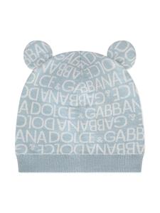 dolce&gabbanakids Dolce & Gabbana Kids Muts met dierenoren - Blauw