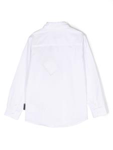 philipppleinjunior Philipp Plein Junior Shirt met logoprint - Wit