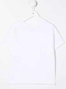 chiaraferragnikids Chiara Ferragni Kids T-shirt met bloemenprint - Wit