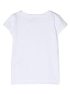 chiaraferragnikids Chiara Ferragni Kids Verfraaid T-shirt - Wit