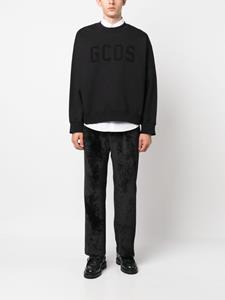 GCDS Sweater van biologisch katoen - Zwart