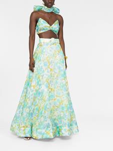 ZIMMERMANN Maxi-rok met bloemenprint - Groen