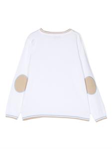 faykids Fay Kids Trui met geborduurd logo - Wit