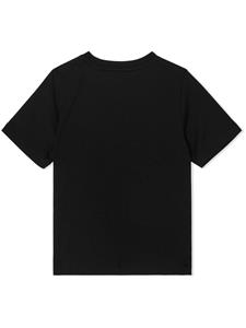Burberry Kids T-shirt met logoprint - Zwart