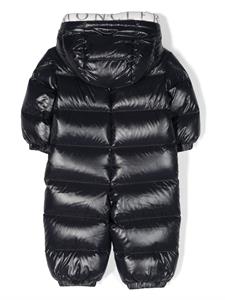 monclerenfant Moncler Enfant Satijnen skipak met logopatch - Blauw