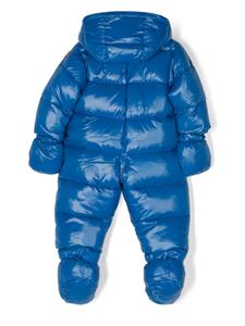 zip-up padded snowsuit - Blauw