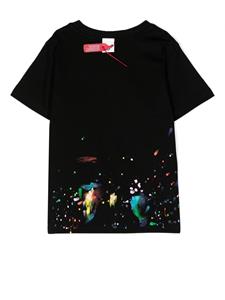 mostlyheardrarelyseen8-bit Mostly Heard Rarely Seen 8-Bit T-shirt met verfspatten - Zwart