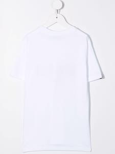 MSGM Kids T-shirt met logoprint - Wit