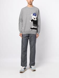 CHOCOOLATE Intarsia trui - Grijs