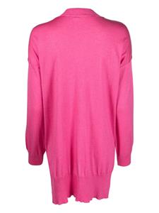 Wild Cashmere Vest met knoopsluiting - Roze