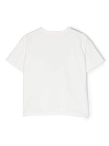 Andorine T-shirt met logopatch - Wit