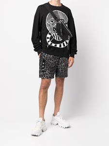 Haculla Sweater met gezichtsprint - Zwart