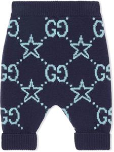 guccikids Gucci Kids Gebreide broek - Blauw