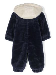 minirodini Mini Rodini Tuinbroek met geborduurde tekst - Blauw