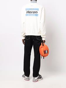 Heron Preston Sweater met print - Beige