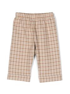 ilgufo Il Gufo Geruite broek - Beige