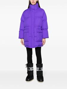 STAND STUDIO funnel-neck oversized padded coat - Paars