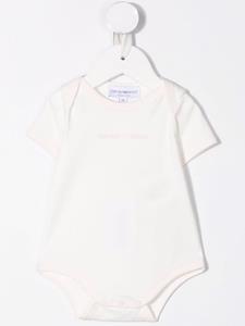emporioarmanikids Emporio Armani Kids Romper set met logoprint - Roze