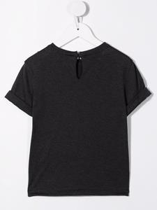 brunellocucinellikids Brunello Cucinelli Kids T-shirt met tekst - Grijs