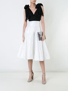 Bambah Sneeuwvlok midi rok - Wit