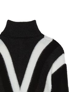 saintlaurent Saint Laurent Trui met grafische print - Zwart