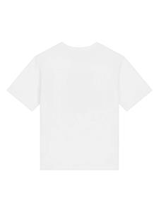 dolce&gabbanakids Dolce & Gabbana Kids T-shirt met fotoprint - Wit