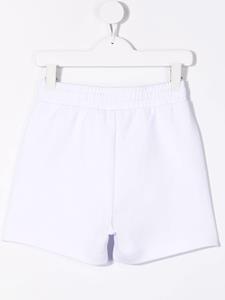 moschinokids Moschino Kids Trainingsshorts van katoenmix - Wit