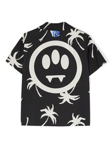 Barrow kids Shirt met palmboomprint - Zwart