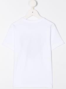 commedesgarçonsplaykids Comme Des Garçons Play Kids T-shirt met hartprint - Wit