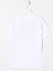 commedesgarçonsplaykids Comme Des Garçons Play Kids T-shirt met hartprint - Wit