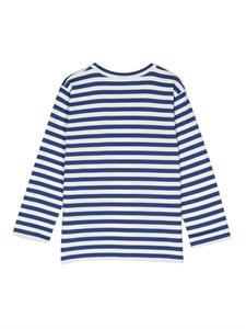 commedesgarçonsplaykids Comme Des Garçons Play Kids Gestreept T-shirt - Blauw