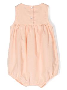 Knot Mouwloze romper - Oranje