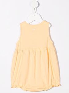 Knot Mouwloze romper - Oranje