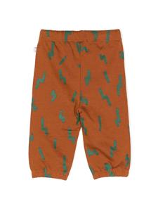 stellamccartneykids Stella McCartney Kids Trainingsbroek met abstracte print - Bruin