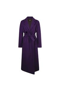 JANSEN AMSTERDAM Wo817 long coat jose-w23-000200-purple