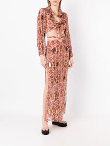 amirslama Amir Slama Rok met striksluiting - Rood