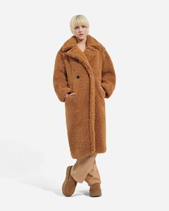 UGG Fellimitatmantel W GERTRUDE LONG TEDDY COAT