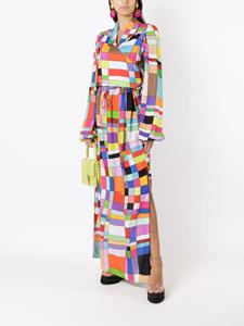amirslama Amir Slama Maxi-rok met geometrische print - Veelkleurig