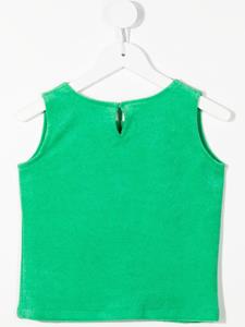 littlebambah Little Bambah Terry cropped tanktop - Groen