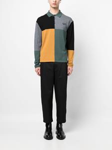 maisonkitsuné Maison Kitsuné Trui met colourblocking - Groen