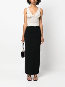 christopheresber Christopher Esber Maparadita high waist rok - Zwart