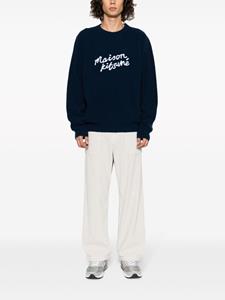maisonkitsuné Maison Kitsuné Wollen trui - Blauw