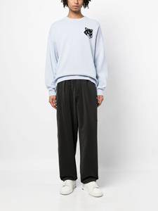 maisonkitsuné Maison Kitsuné Intarsia trui - Blauw