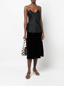 goldhawk Gold Hawk Fluwelen maxi-rok - Zwart