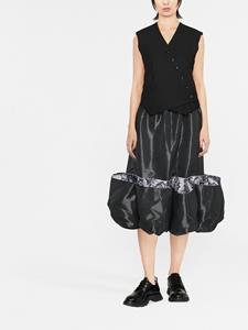 commedesgarçons Comme Des Garçons Rok met afwerking van kant - Zwart