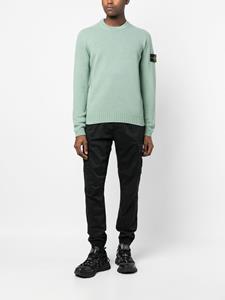 stoneisland Stone Island Sweater met logopatch - Groen