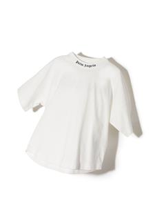 palmangelskids Palm Angels Kids T-shirt met logoprint - Wit